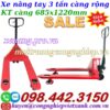 Xe nâng tay 3000kg càng rộng AC30M - NIULI