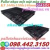Pallet nhựa 1440x1100x140mm màu đen