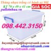 Thùng nhựa đa năng 90 lít có bánh xe