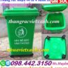 Thùng rác nhựa 60 lít màu xanh lá