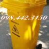 Thùng rác y tế 120 Lít chất thải nguy hại lây nhiễm