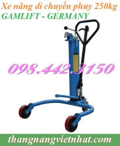 Xe nâng di chuyển phuy 250kg DP25