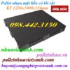 Pallet nhựa mặt liền 1200x1000x150mm có lõi sắt - màu đen