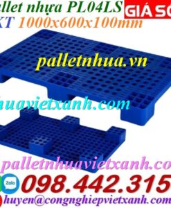Pallet nhựa kê hàng 1000x600x100mm PL04LS