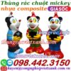 Thùng rác hình chuột mickey