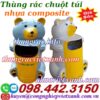 Thùng rác hình gấu misa