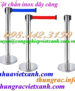 Cột chắn inox dây căng