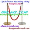 Cột chắn inox dây chùng