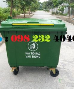 thùng rác 660 lít