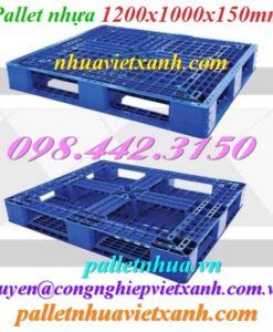 Pallet nhựa 1200x1000x150mm PL480
