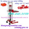 Xe nâng tay cao mini 400kg nâng cao 1100mm