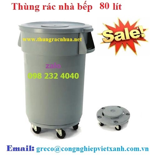 Thùng rác nhựa 80 lít để nhà bếp Thung-rac-nha-bep-1-1