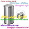 Thùng rác inox nắp lật 250x610mm