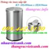 Thùng rác inox nắp lật 480x830mm