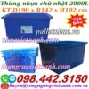 Thùng nhựa chữ nhật dung tích 2000 lít