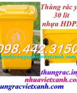 Thùng rác y tế 30 Lít chất thải nguy hại lây nhiễm