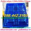 Pallet nhựa 1200x1000x150mm PL1210ĐT-NC