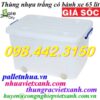 Thùng nhựa trắng trong 65 lít AS6550