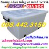 Thùng nhựa trắng trong 95 lít AS9550