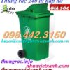 Thùng rác nhựa 240 lít nắp hở MGB240H
