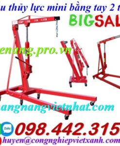 Cẩu thủy lực mini bằng tay 2000kg