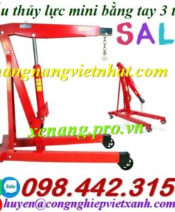 Cẩu thủy lực mini bằng tay 3000kg