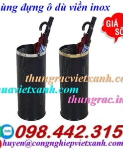 Ống cắm ô dù viền inox