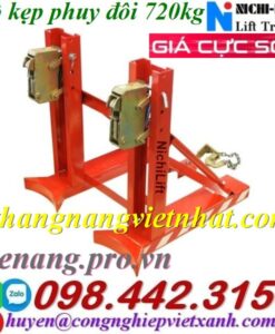 Bộ kẹp gắp thùng phuy đôi – 2 phuy