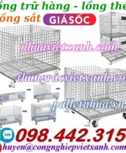 Lồng trữ hàng - Pallet lưới