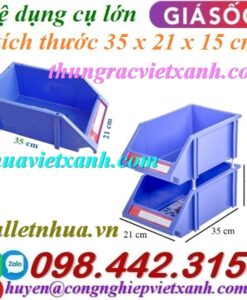Kệ dụng cụ lớn 718 – khay phụ tùng lớn 718 – kệ nhựa xếp tầng loại lớn