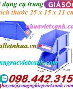 Kệ dụng cụ trung 717 - khay phụ tùng trung 717 - kệ nhựa xếp tầng loại trung
