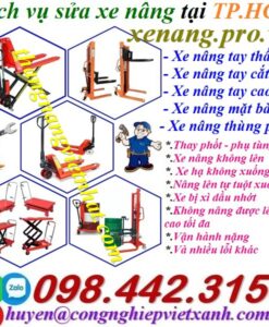 Dịch vụ sửa chữa xe nâng các loại tại TPHCM