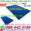 Pallet nhựa không chân 1000x600x35mm - mặt lưới - nhựa tái sinh