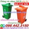 Thùng rác nhựa 240 lít nắp hở MGB240N