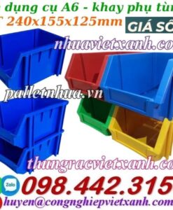 Kệ dụng cụ A6 - khay phụ tùng A6 - khay linh kiện ốc vít A6