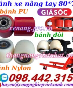 Bánh xe nâng tay 80x70