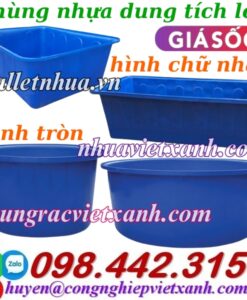 Thùng nhựa dung tích lớn