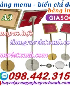 Bảng thông báo inox A3