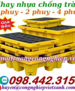 Khay nhựa chống tràn dầu - hóa chất