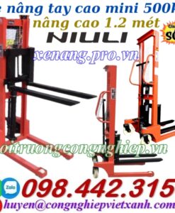 Xe nâng tay cao mini 500kg nâng cao 1.2 mét NIULI A0.5T/1.2M
