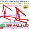 Cẩu thủy lực mini bằng tay