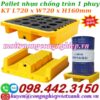 Pallet nhựa chống tràn 1 phuy 720x720x160mm
