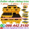 Pallet nhựa chống tràn dầu và hóa chất