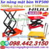 Xe nâng mặt bàn 500kg nâng cao 1500mm WP500 NIULI